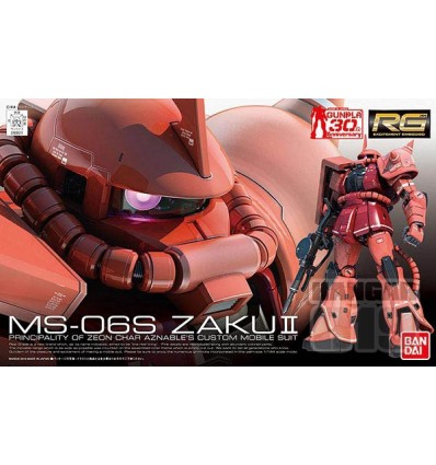 Zaku II Char Aznable Custom RG Bandai