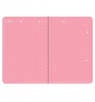 Superficie de corte A2 45x60 Plegable Rosada Hand