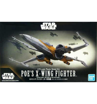 Poe X-Wing Fighter Rise of Skywalker Ver 1/72 Bandai Star Wars