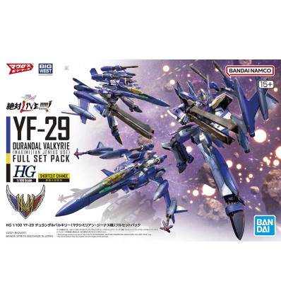 YF-29 Durandal Maximilian Jenius Use Full Set Pack Bandai