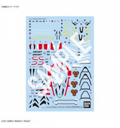 YF-29 Durandal Valkyrie Alto Saotome Use Water Decal Bandai