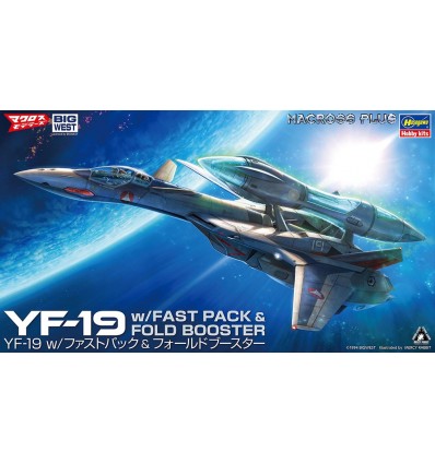 YF-19 Fighter with Fast Pack & Fold Booster 1/72 Hasegawa