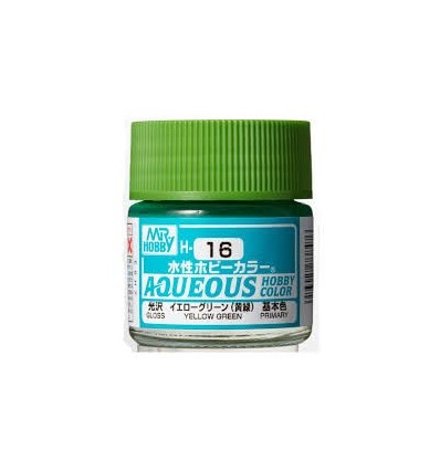 yellow green H16 Aqueous Mr Hobby