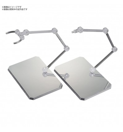 Action Base 6 Clear Mirror Sticker Set Bandai