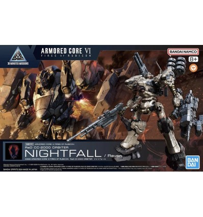 30MM Armored Core VI Fires of Rubicon RaD CC-2000 Orbiter Nightfall Bandai