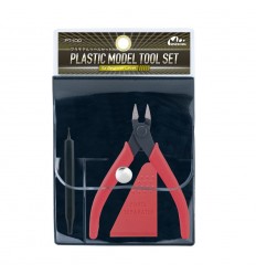 Tool set for plastic model Mineshima