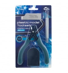 Tool set for plastic model Middle Mineshima