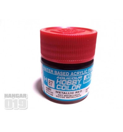 Metallic Red H87 Aqueous Mr Hobby