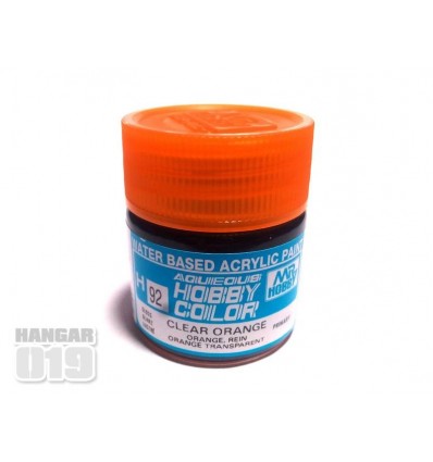 Clear Orange H92 Aqueous Mr Hobby - Hangar 019