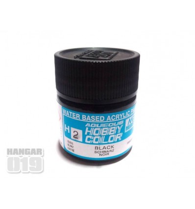 Black H2 Aqueous Mr Hobby