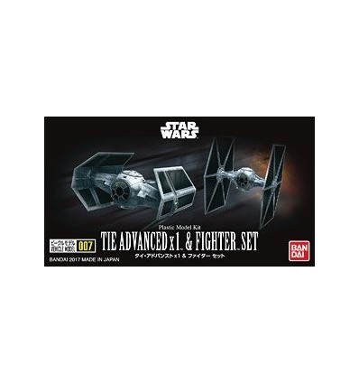 Tie Advance y Tie Fighter Set mecha colle Bandai