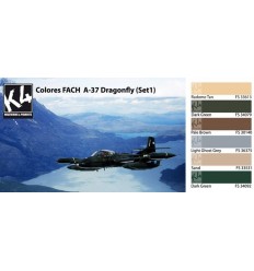 Colores FACH A-37 Dragonfly Set 1 K4 (6 colores)